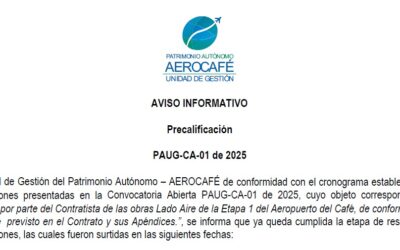 Aviso Informativo N°1
