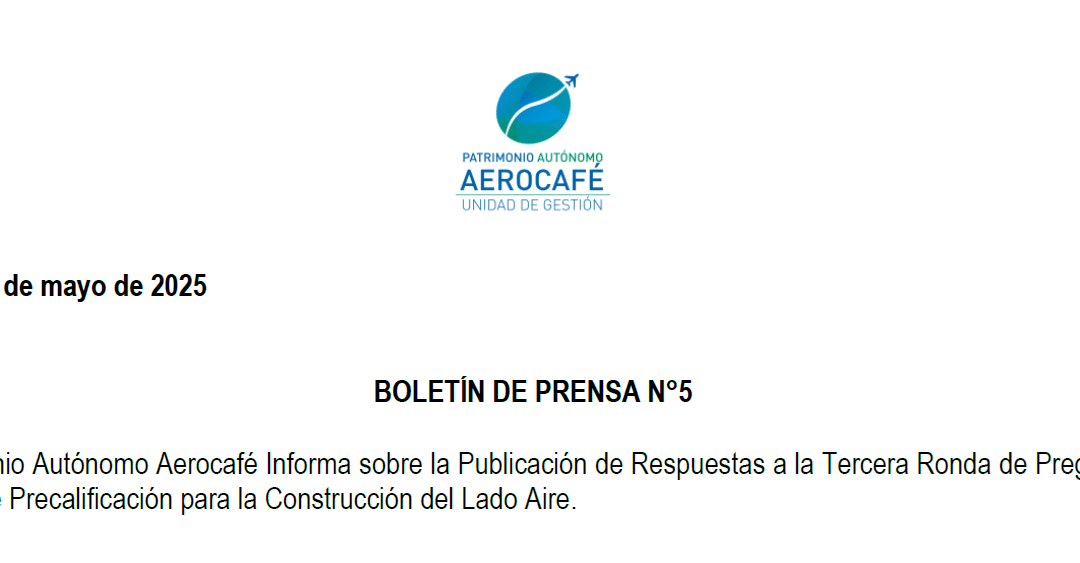 Boletín de Prensa 05-2025