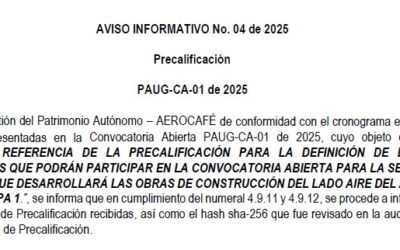 Aviso Informativo N°4