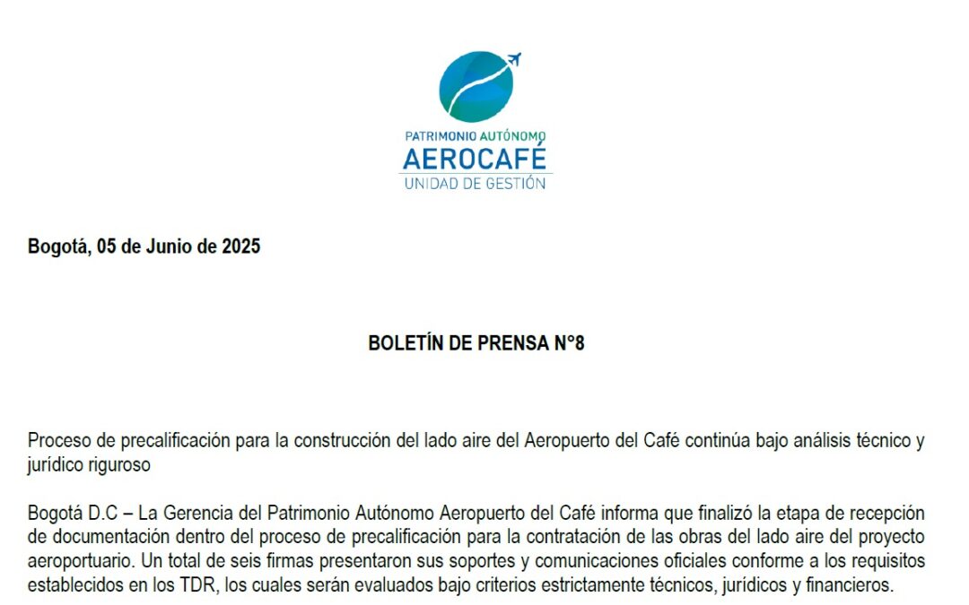 Boletín de Prensa 08-2025