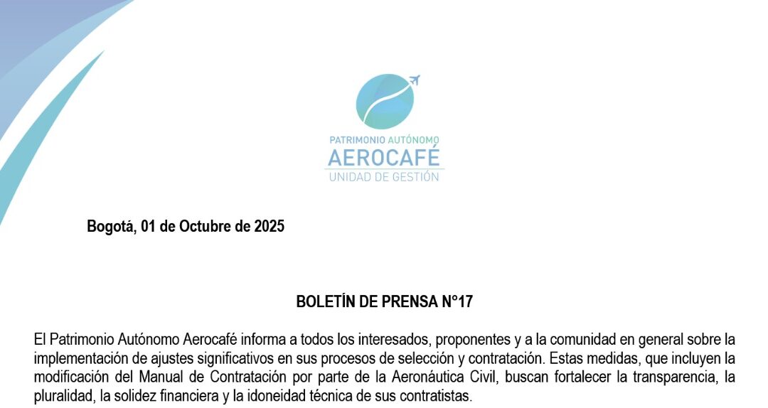 Comunicado de Prensa #17 2025